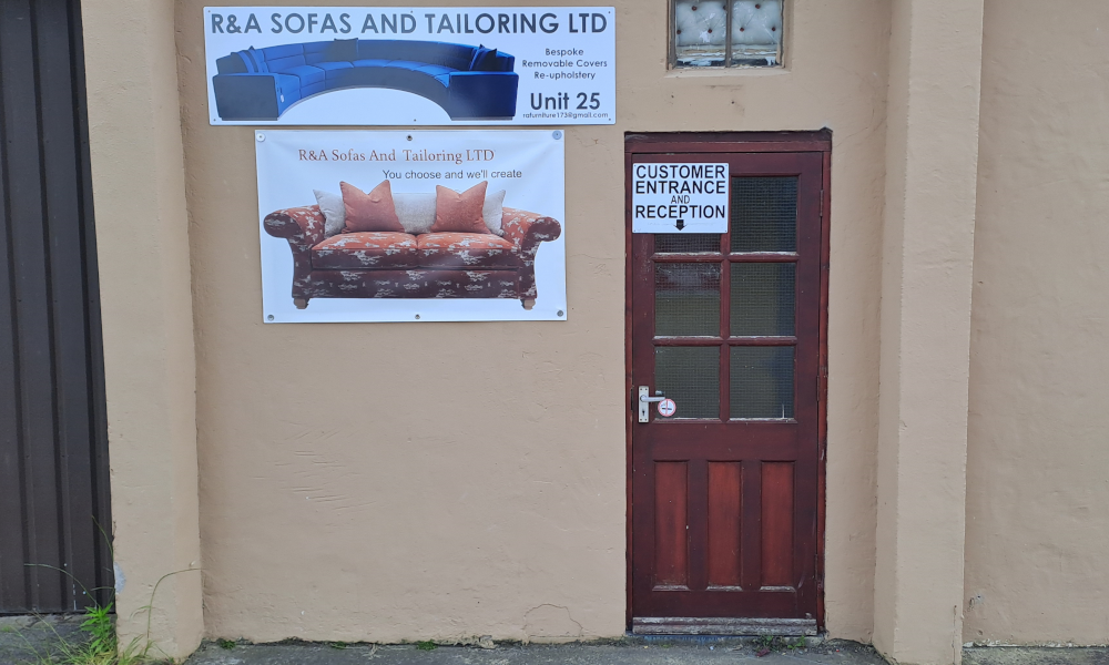 The front door of our business.